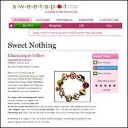 sweetspot.ca Website
